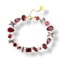 Bracelet " cristal rubis "