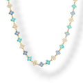 Collier " azur white  "