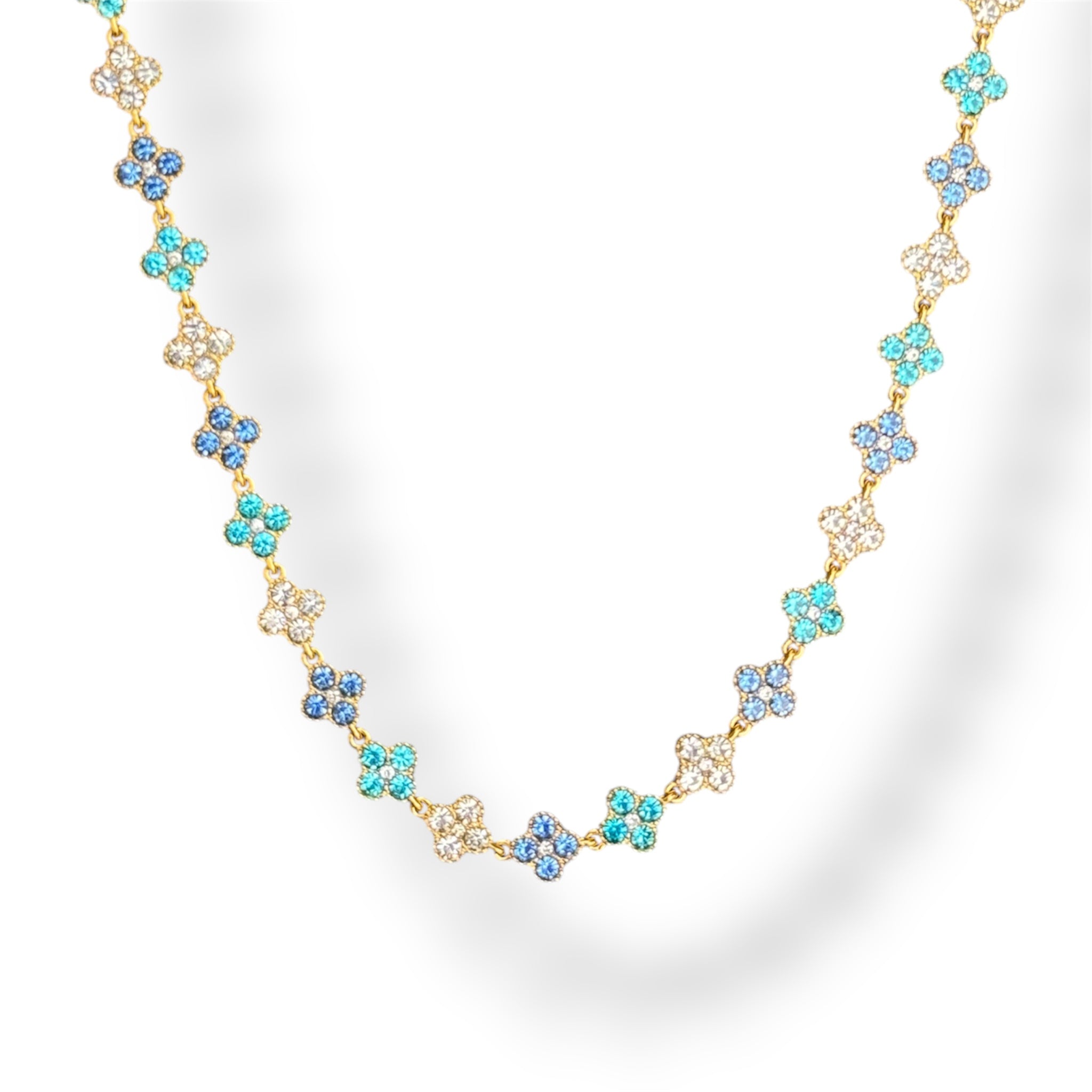 Collier " azur white  "